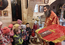 Зауральский храм посетили воспитанники детсада