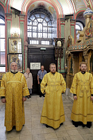 Воскресная Литургия в Александро-Невском соборе Кургана