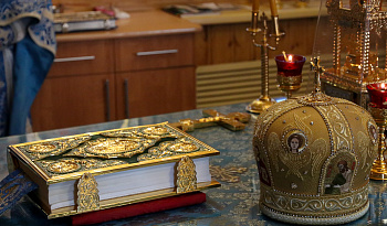 Освящение купола для нового Чимеевского храма