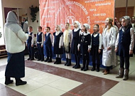 В Кургане воспитанники православной и воскресной школ выступили на выставке-ярмарке «Добрый свет Рождества»