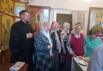 В курганском храме Рождества Христова прошёл праздник для пожилых прихожан