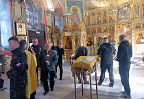 В курганском кафедральном соборе прошел братский молебен участников Русской Общины Кургана