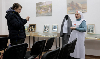 Слушатели  «Медиастудии добрых дел» посетили музей «Жизнь - дар Божий»