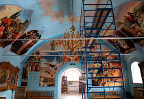 В Богоявленском соборе города Кургана начинается роспись главного купола