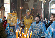 Митрополит Даниил совершил праздничную Литургию в день Сретения Господня