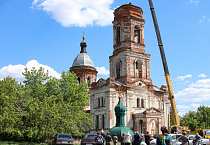 Над храмом села Михайловка Мокроусовского района засиял новый крест