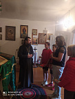 Половинские школьники после экскурсии в храм получили подарки