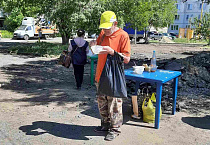В первой половине июня в  курганском «Сквере милосердия» выдано 860 горячих обедов