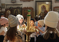 Четвероклассники гимназии №47 побывали в Рождественском храме Кургана