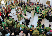  В Кургане прошёл всенародный крестный ход с мощами преподобного Сергия Радонежского
