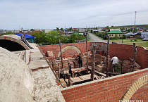 В селе Глядянское возобновилось строительство храма