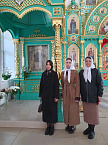 Курганские волонтёры совершили коллективную поезду в Чимеевский монастырь