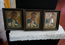 В сельском клубе Зауралья совершили Таинство Крещения