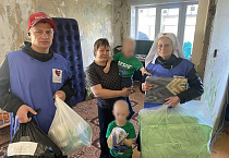 «Экипаж милосердия» побывал в курганских семьях, пострадавших от наводнения