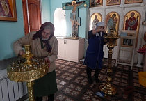 Богоявленский храм в Петухово подготовился к Пасхе