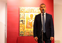 Митрополит Даниил принял участие в открытии выставки икон святителя Николая Чудотворца