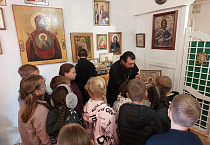 Половинские школьники посетили храм в рамках урока ОРКСЭ
