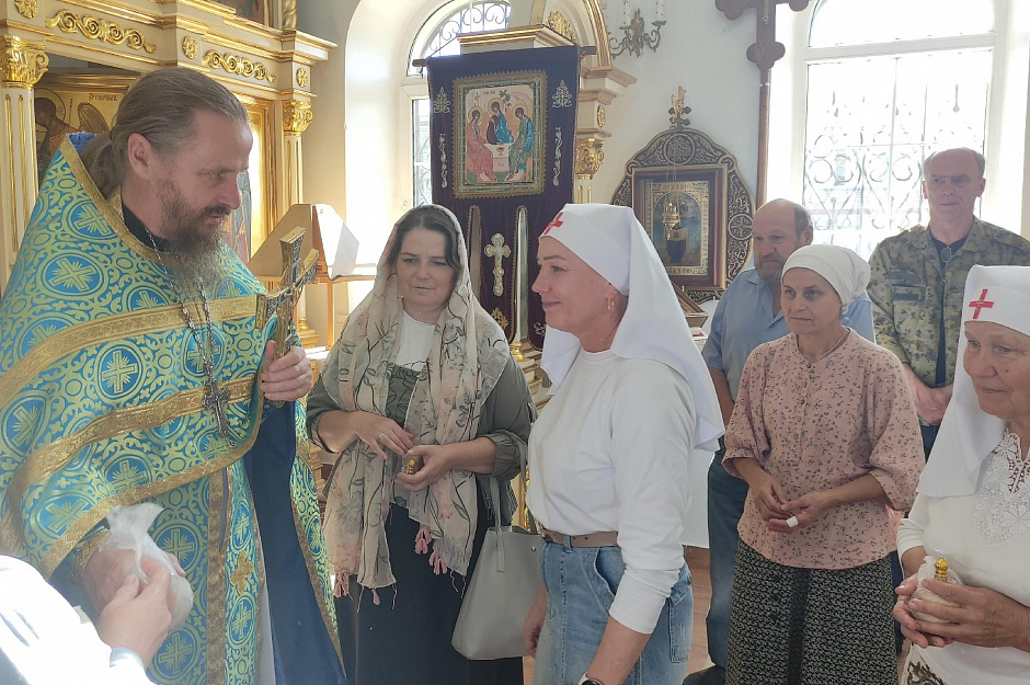 В курганском храме поздравили с именинами всех прихожанок по имени Наталья