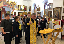 Ученики Курганской школы помогли храму в Рябково