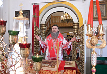 Митрополит Даниил в пятницу Светлой седмицы совершил Литургию в храме Сергия Радонежского п. КГСХА