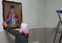 В храме Архангела Михаила села Глядянское произведён косметический ремонт