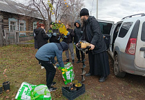 В Чимеевском монастыре продолжаются работы по благоустройству фруктового сада