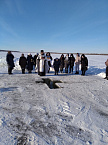 В Зауралье сельские школьники участвовали в чине освящения вод