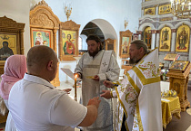 В Богоявленском соборе  города Кургана совершено  Таинство венчания