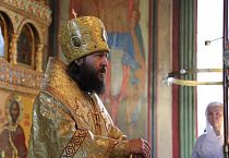 Митрополит Даниил в день своего тезоименитства возглавил торжественные богослужения в главном соборе Кургана