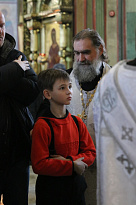 Поздняя Рождественская Литургия в Александро-Невском соборе Кургана