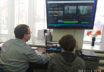 На первом занятии в Новом году слушатели «Медиастудии добрых дел» смонтировали новый видеоролик