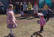В храме села Глядянское провели детский пасхальный праздник