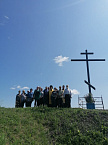 В Варгашинском районе освящен ещё один поклонный крест 