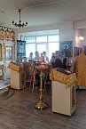 Православные гимназисты помолились в Благовещенском храме Кургана