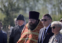 В Кургане состоялось погребение останков погибшего в 1941 году советского воина – деда секретаря Курганской епархии