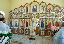 Митрополит Даниил совершил Литургию в храме села Кетово