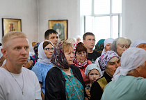 В Чимеевском монастыре престольный праздник отметили богослужением в новом храме