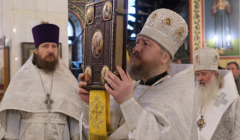 Отпевание игумена Серафима и схимонахини Иоанны