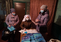 Служба «Милосердие в Зауралье» совершила выезд в Лебяжьеский район