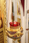 В праздник Иверской иконы Божией Матери митрополит Даниил совершил Литургию в Богоявленском соборе Кургана