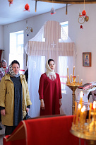 Литургия в храме святой Матроны Московской