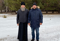 Митрополит Даниил посетил фермерское хозяйство Ивана Братцева