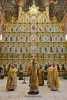 В Троицком соборе Кургана состоялась архиерейская Литургия