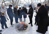 Снегоходы, лазертаг, полевая кухня: в Зауралье прошёл шестой зимний слёт православной молодежи
