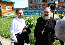 Чимеевский монастырь впервые отметил престольный праздник богослужением в новом храме