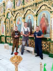Иконостас нового Свято-Троицкого собора в Кургане покрыли специальным лаком 