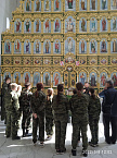 Курганские кадеты посетили Свято-Троицкий собор