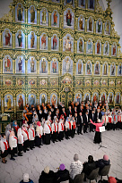Рождественский концерт в Свято-Троицком соборе города Кургана