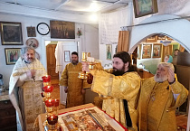 В день Святителя Николая в варгашинском храме совершена праздничная Литургия