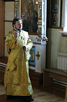 Митрополит Даниил совершил в Смолино Литургию накануне дня памяти священника Григория Пономарёва 